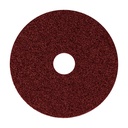100125 / Disco de lija 4-1/2' con respaldo de fibra, grano 36, Truper