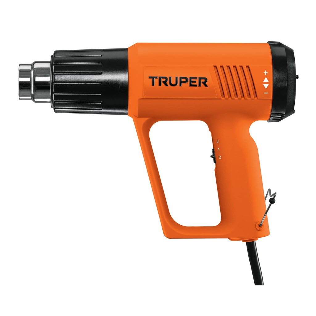 16432 / Pistola de calor 2000W con 9 accesorios, TRUPER PRO, Truper